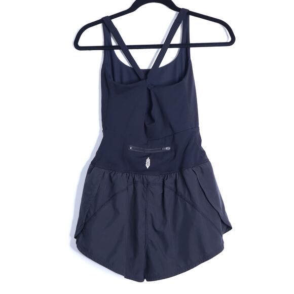 FP MOVEMENT Righteous Runsie Black Criscoss Strap Cut Out Active Women's XS - Picture 2 of 9